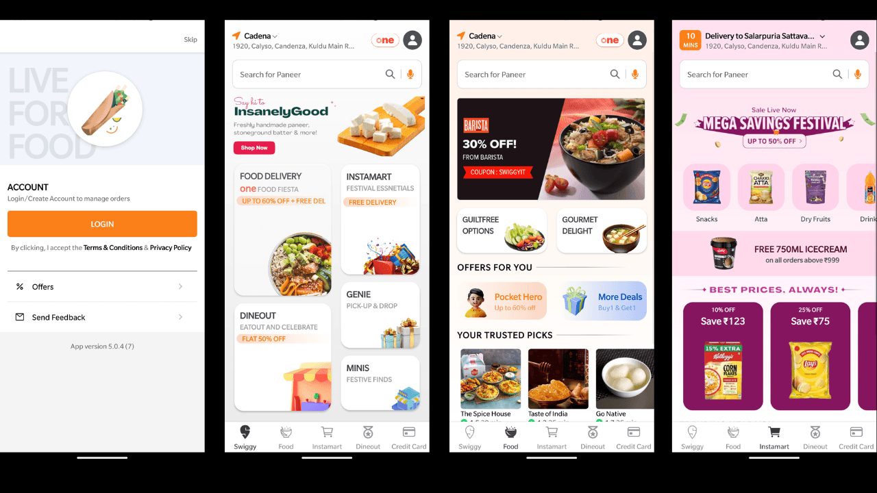Swiggy UI